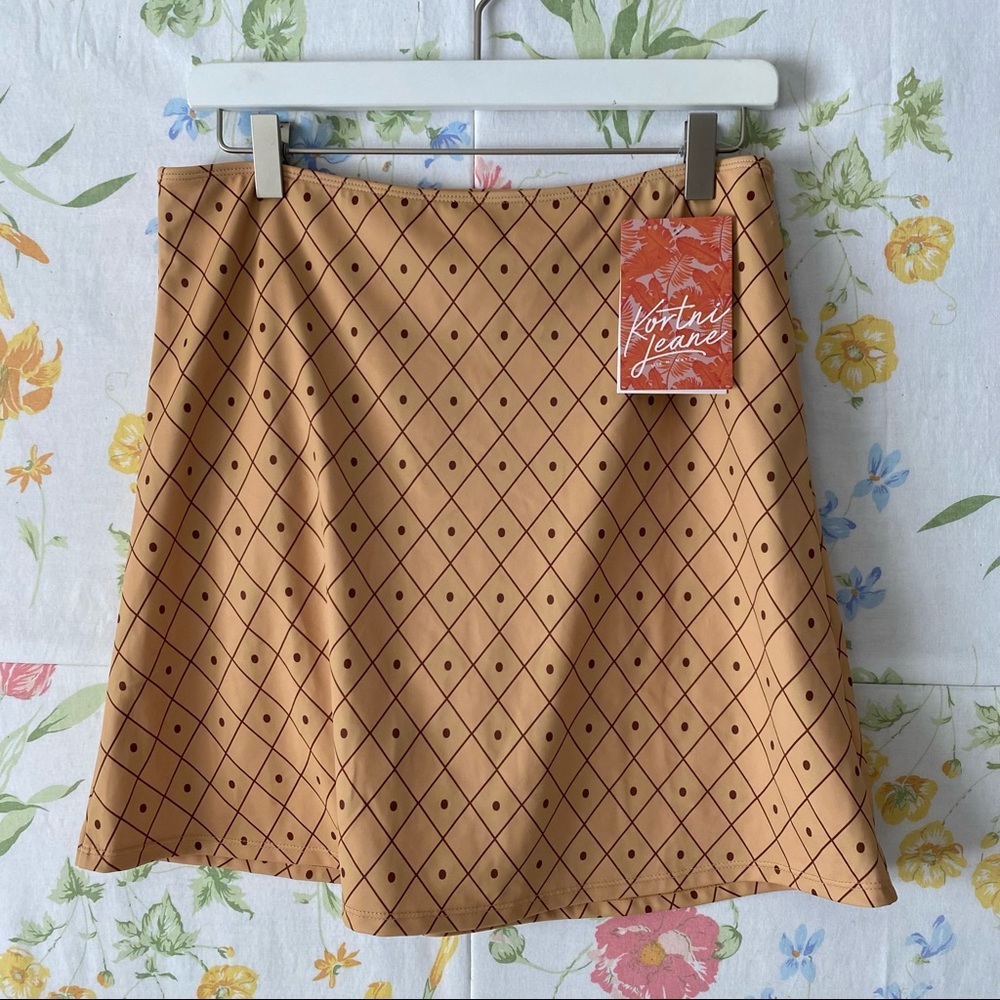 NWT Birthday Pineapple Kortni Jeane High Waisted Skirt